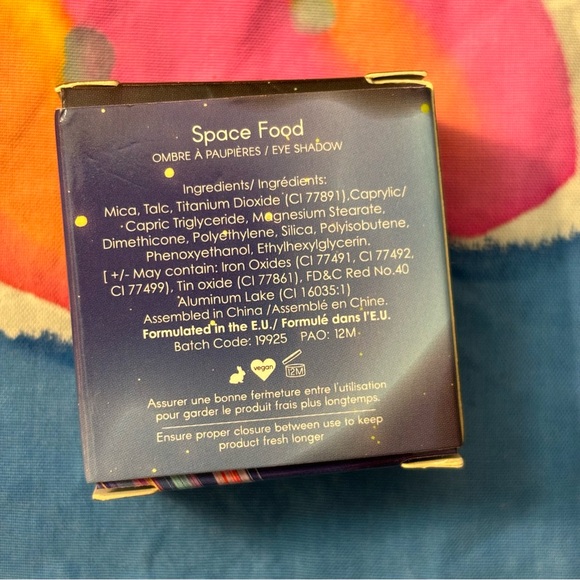 Space Case Cosmetics Eyeshadow in “Space Food” Vegan & Cruelty Free NWT - Picture 5 of 14
